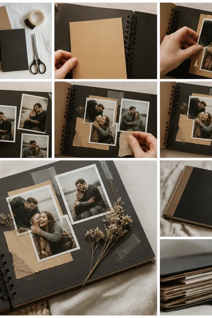Easy step by step scrapbook ideas for boyfriend