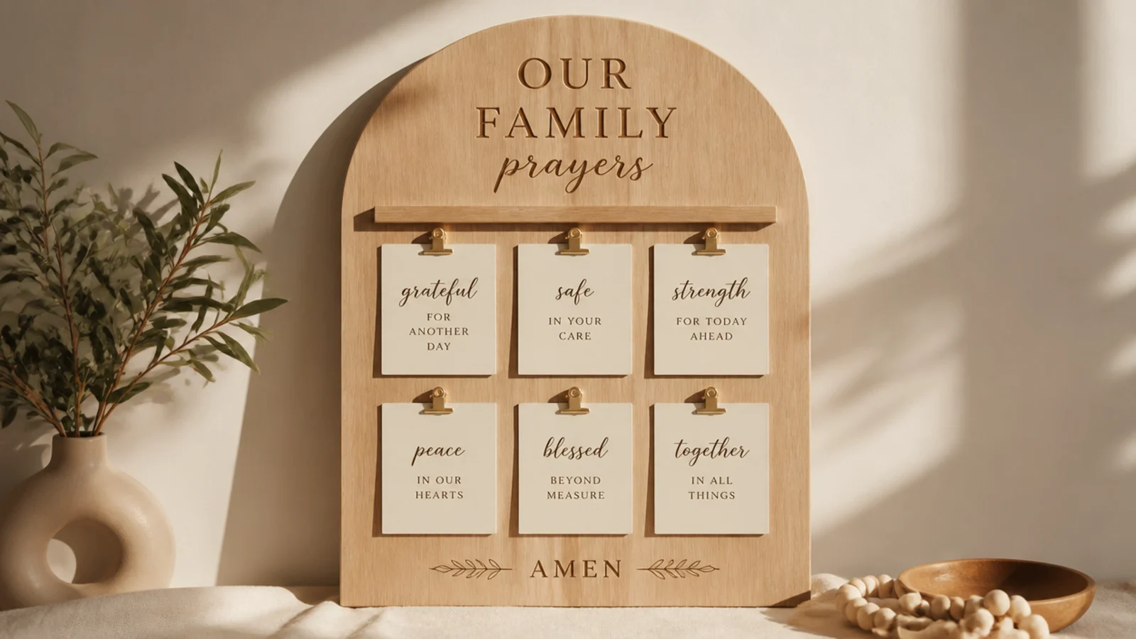 Family prayer board ideas that get everyone praying together