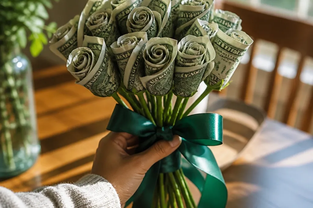 Flower Bouquet With Money Ideas for a Money Bouquet