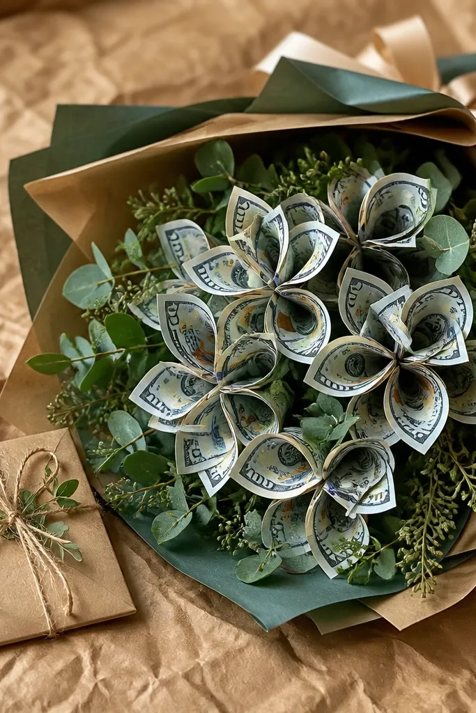 Flower Bouquet With Money Ideas for a Money Bouquet