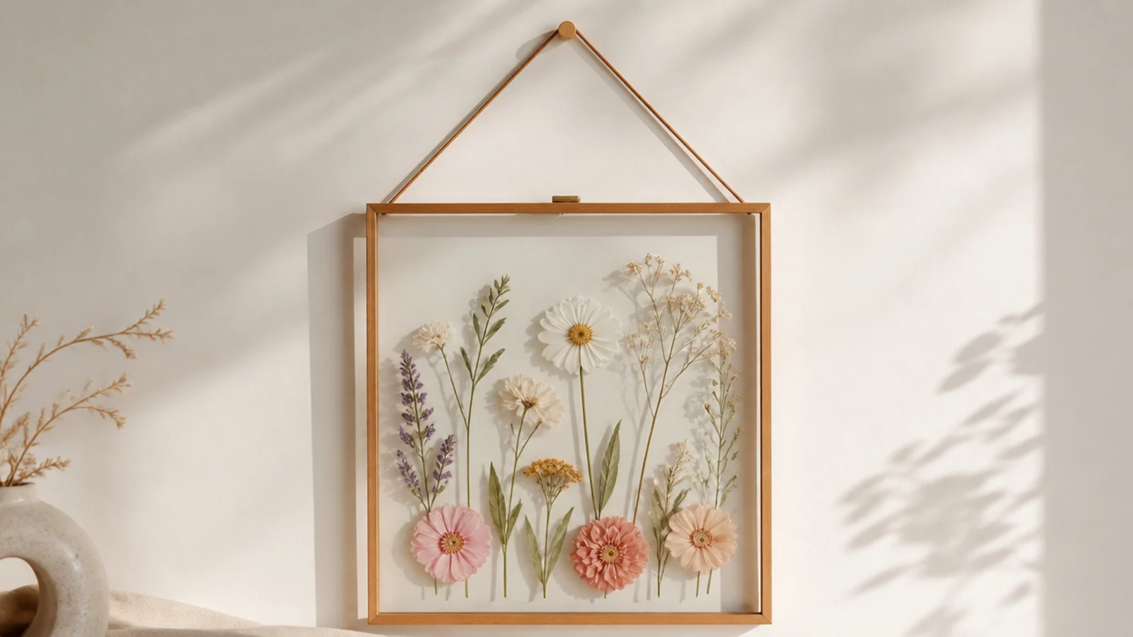Flower frame design ideas, kept simple and modern