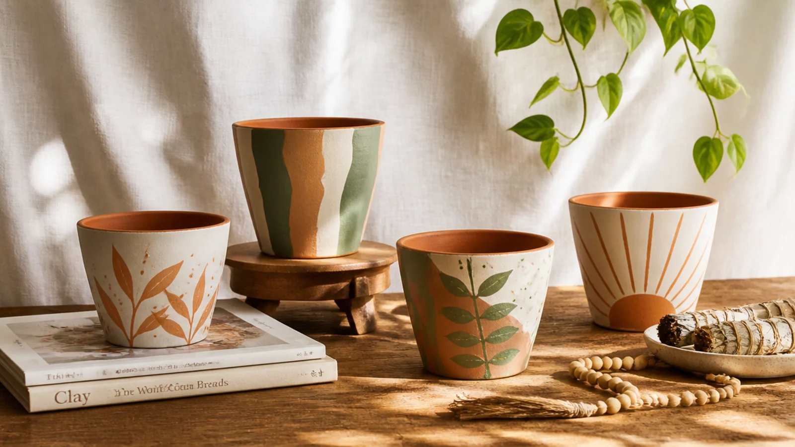 Flower pot painting ideas that turn plain planters into art