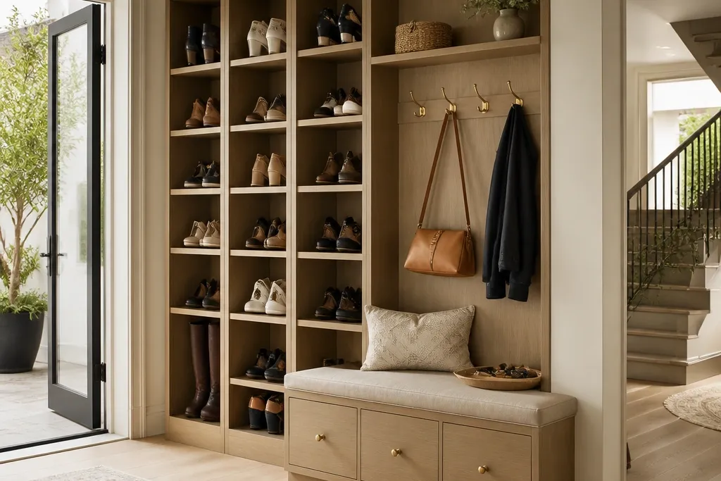 Foyer Shoe Rack Designs for a Grand Entrance