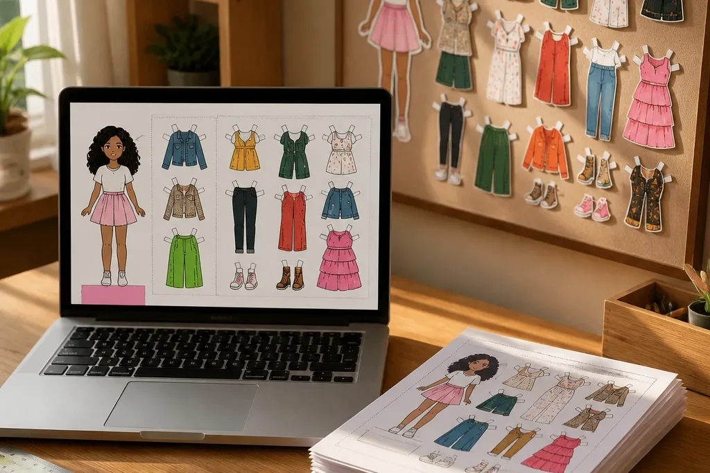 Free Paper Doll Printable Templates