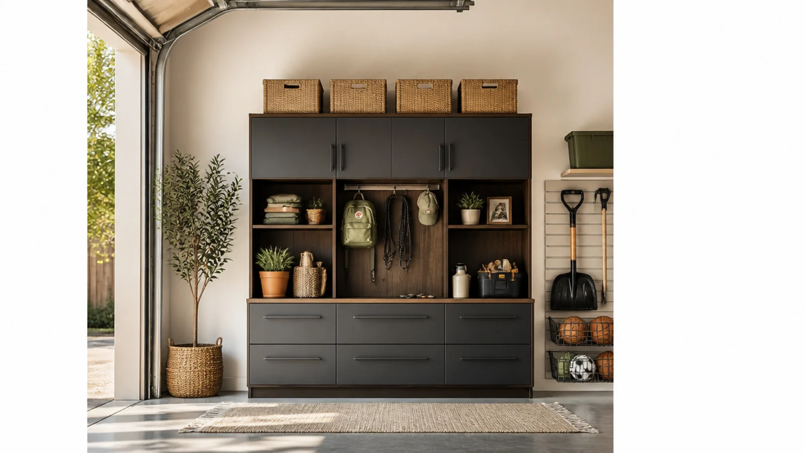 Garage organization storage systems that hold everything