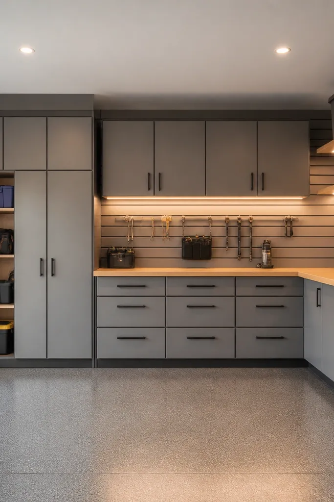 Garage Storage Ideas With Lights