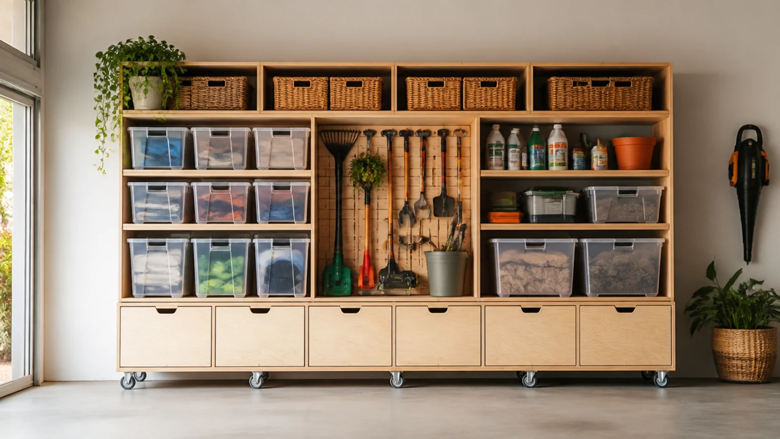 Garage wall organization ideas to get everything off the floor