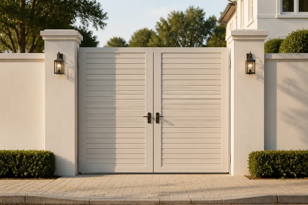 Good-Looking Compound Wall Gate Design Ideas
