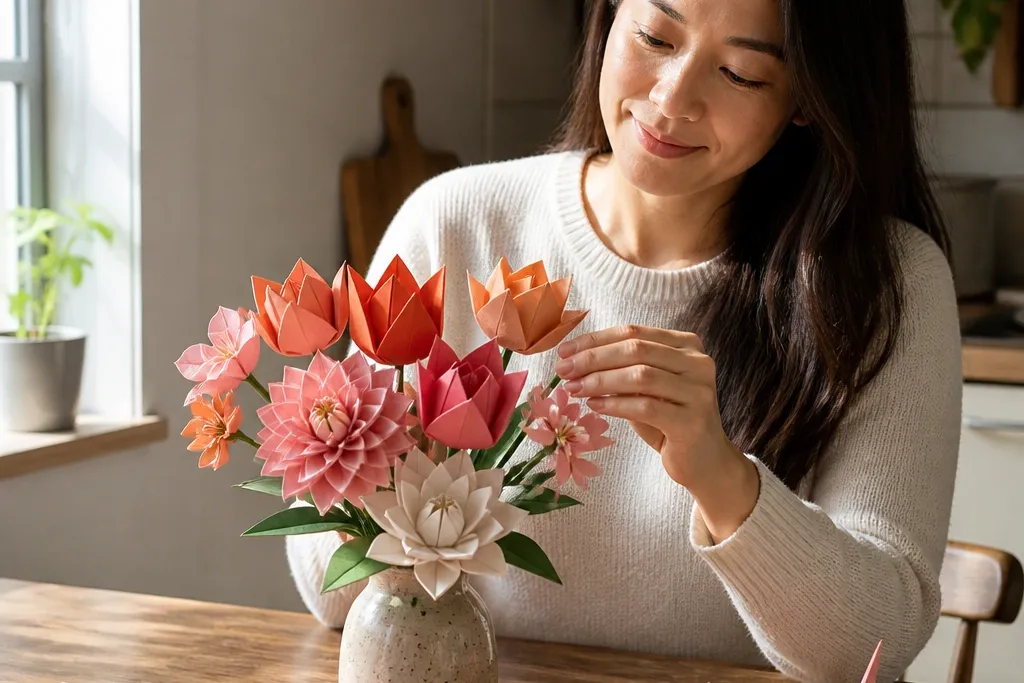 Good-Looking Easy Origami Flowers To Fold