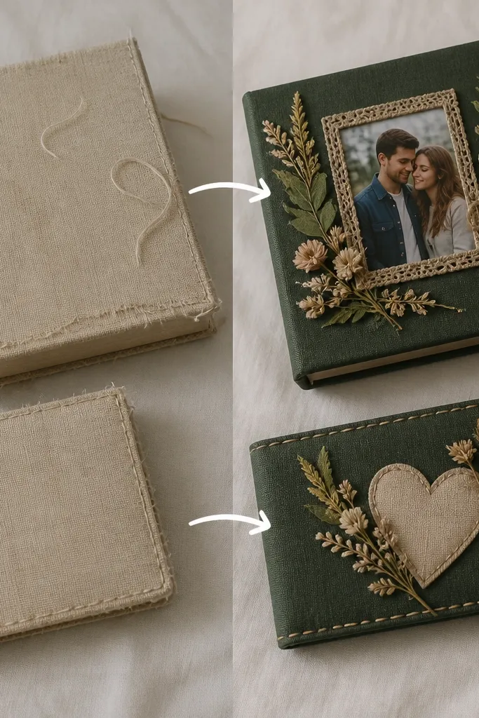 Handmade gifts for boyfriend before and after transformation