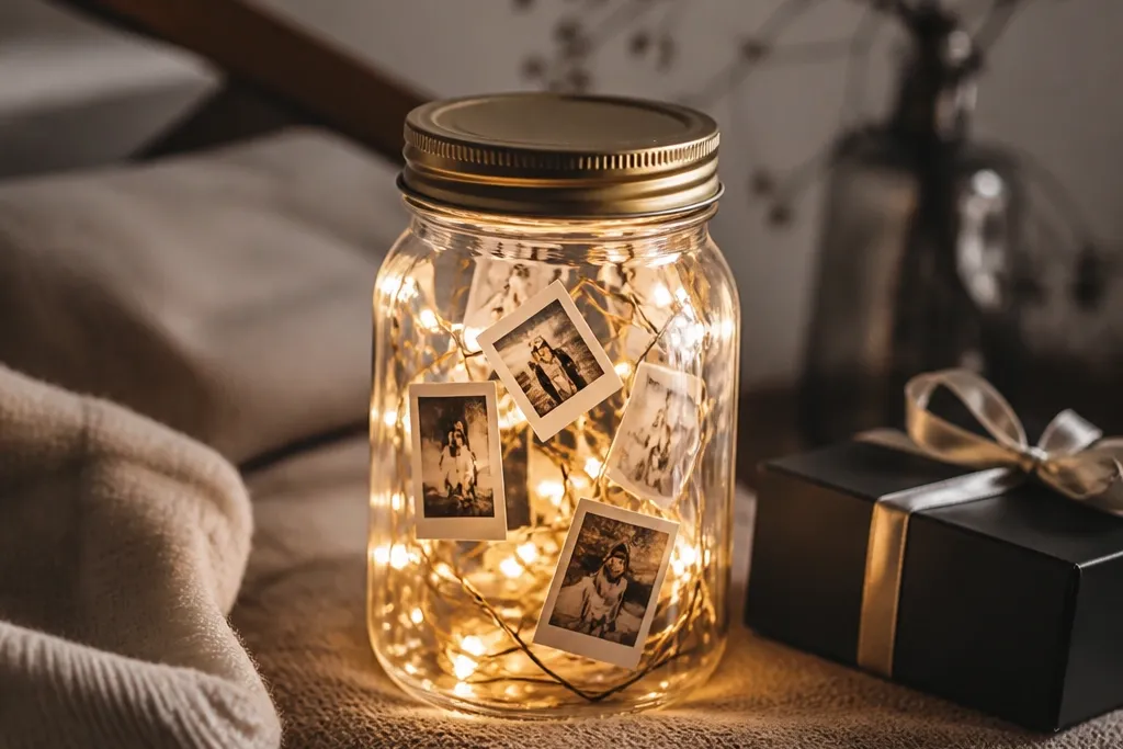 Handmade gifts for boyfriend with lights that look magical