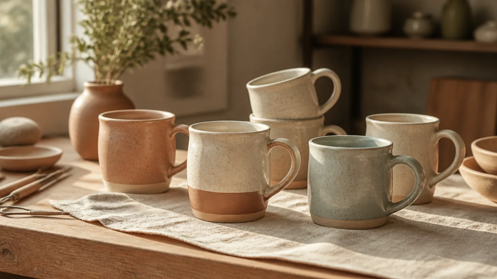 Handmade mug ideas that look studio-made, not homemade