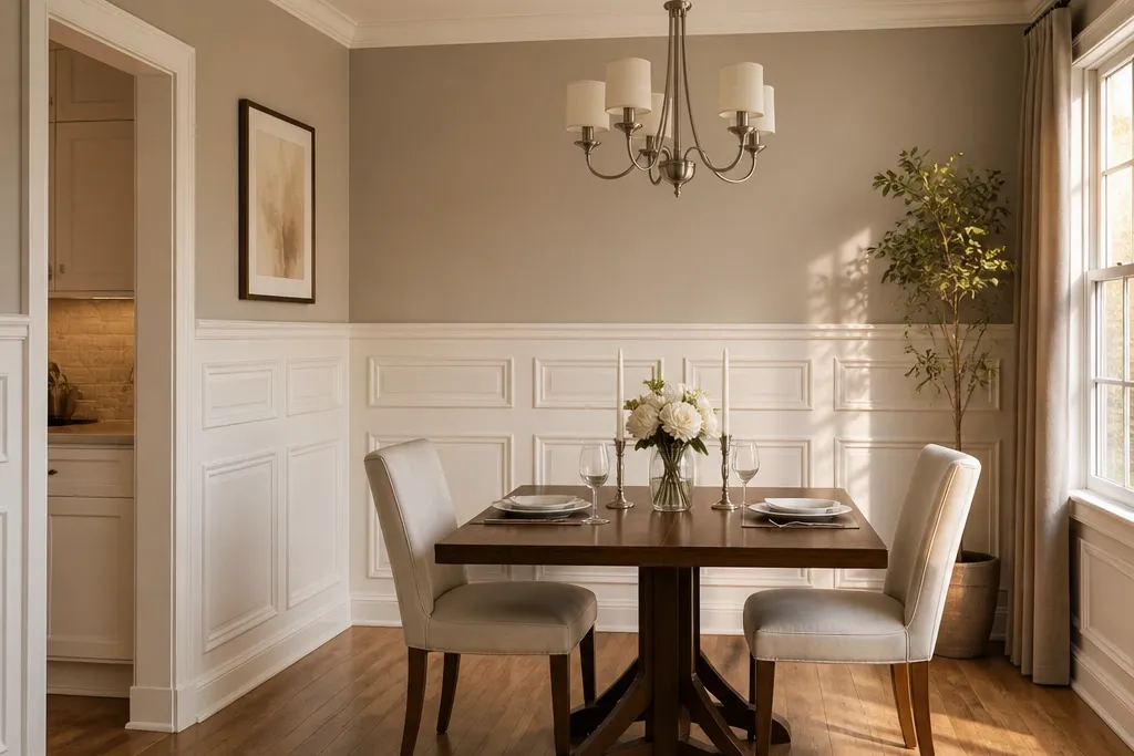 High-End Dining Room Wainscoting Ideas
