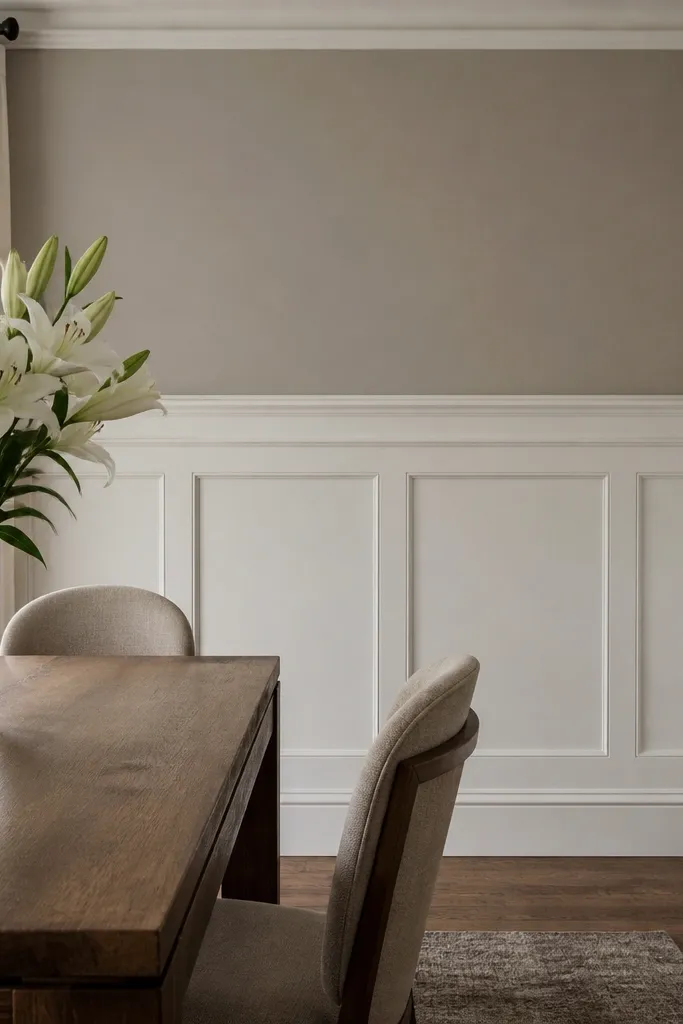 High-End Dining Room Wainscoting Ideas