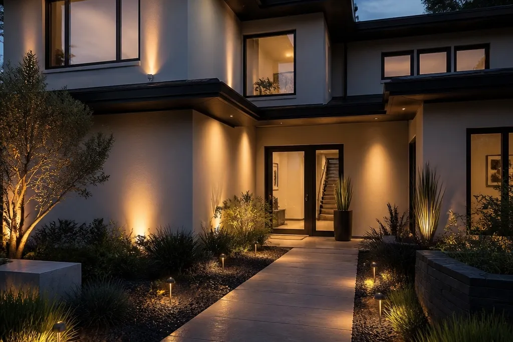 High-End Modern Facade Lighting Ideas