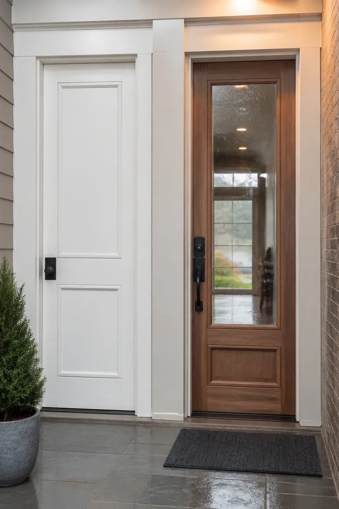 15 Wood vs Glass Main Doors Compared