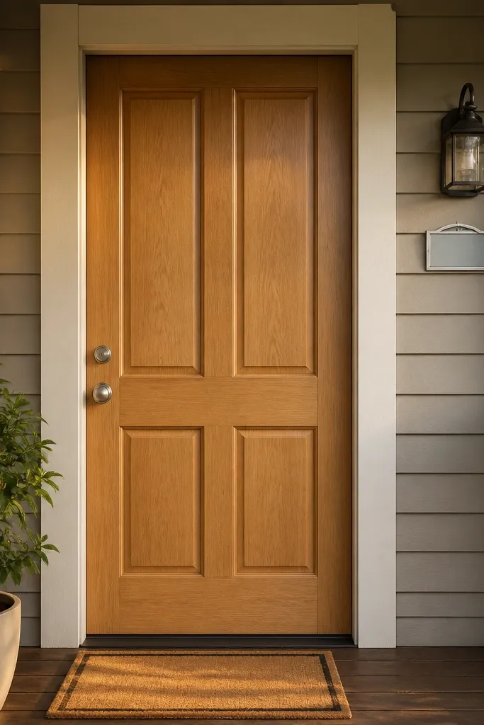 20 Wooden Main Door Designs That Feel Warm