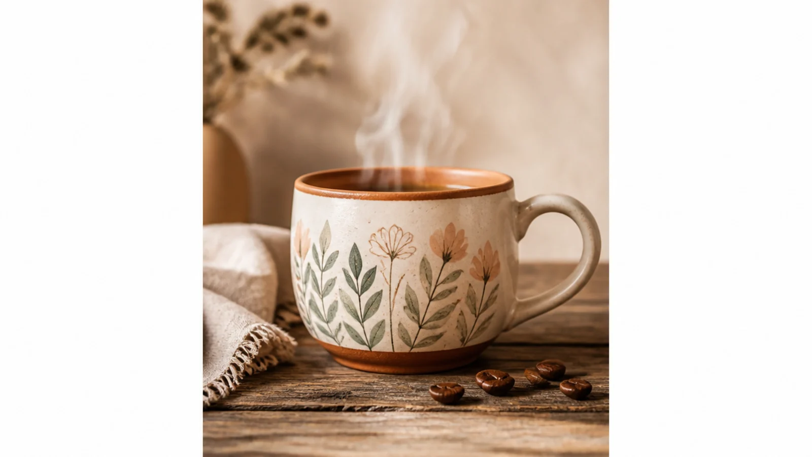 How to paint a ceramic mug at home, step by step