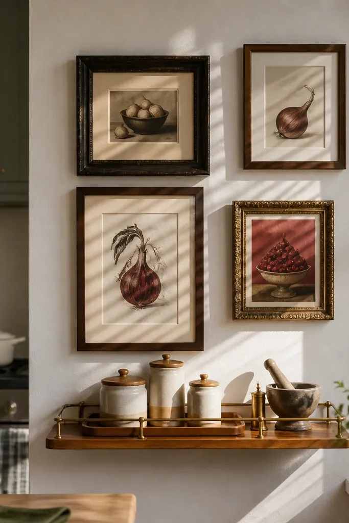 Kitchen Gallery Wall Ideas That Feel Warm