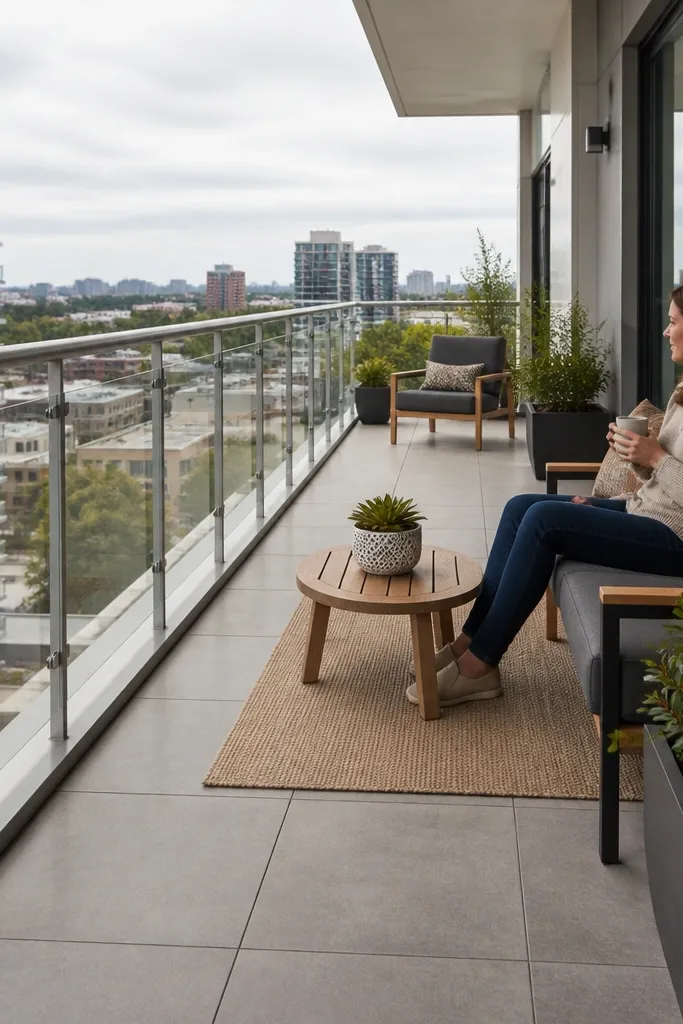 Low-Maintenance Balcony Railing Design Ideas
