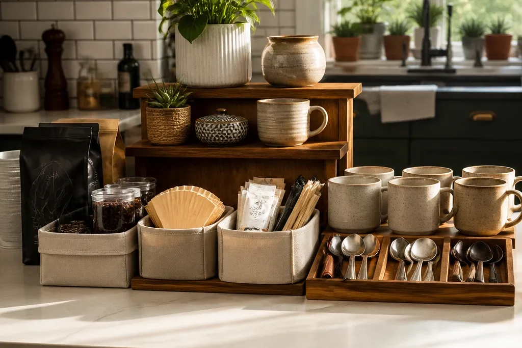 Low-Maintenance Coffee Station Ideas for Busy Mornings