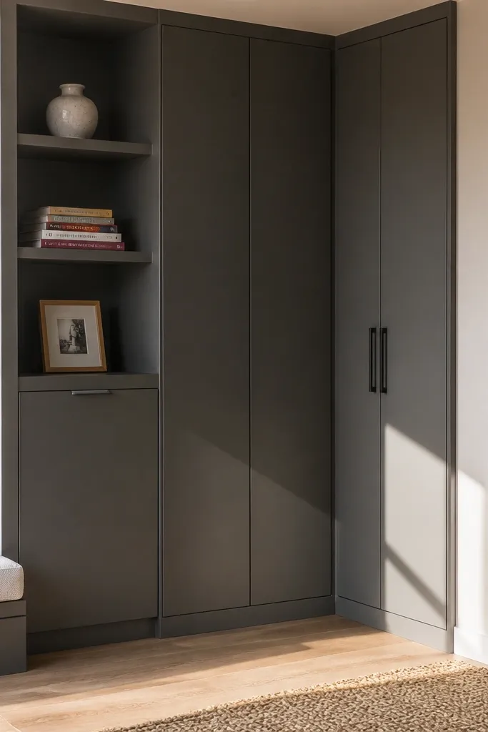 Low-Maintenance Corner Built-In Shelves That Add Value