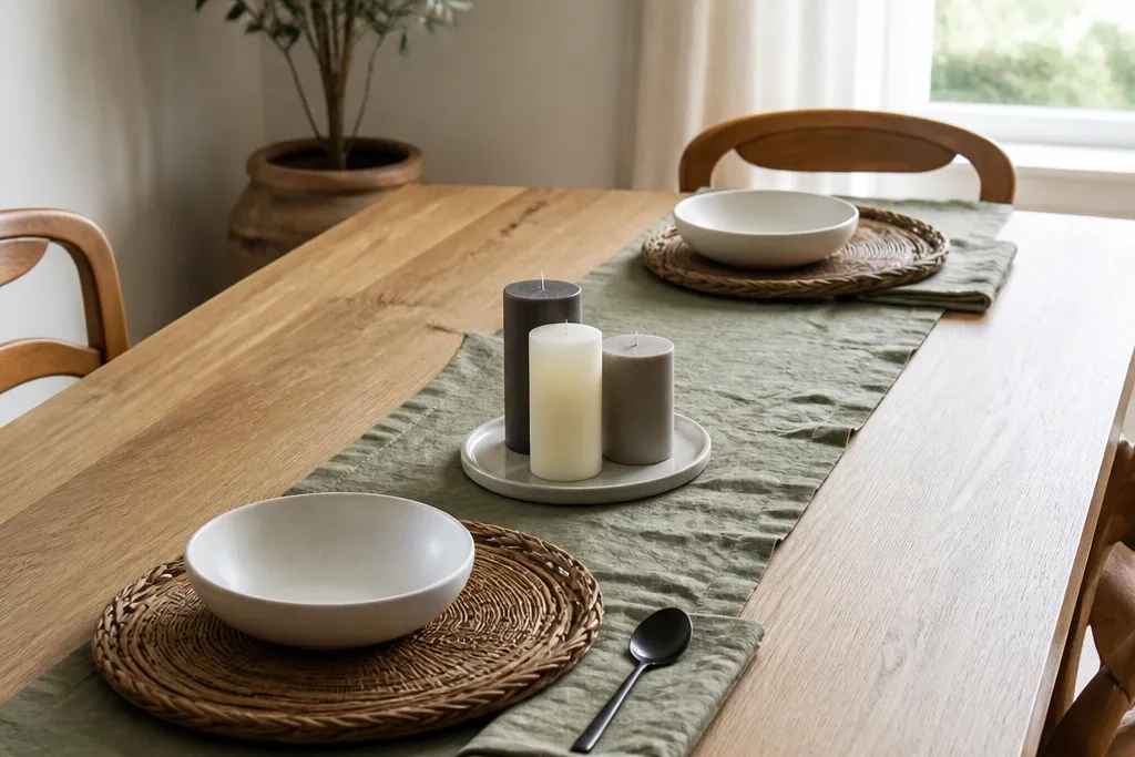 Low-Maintenance Dining Table Decor Ideas