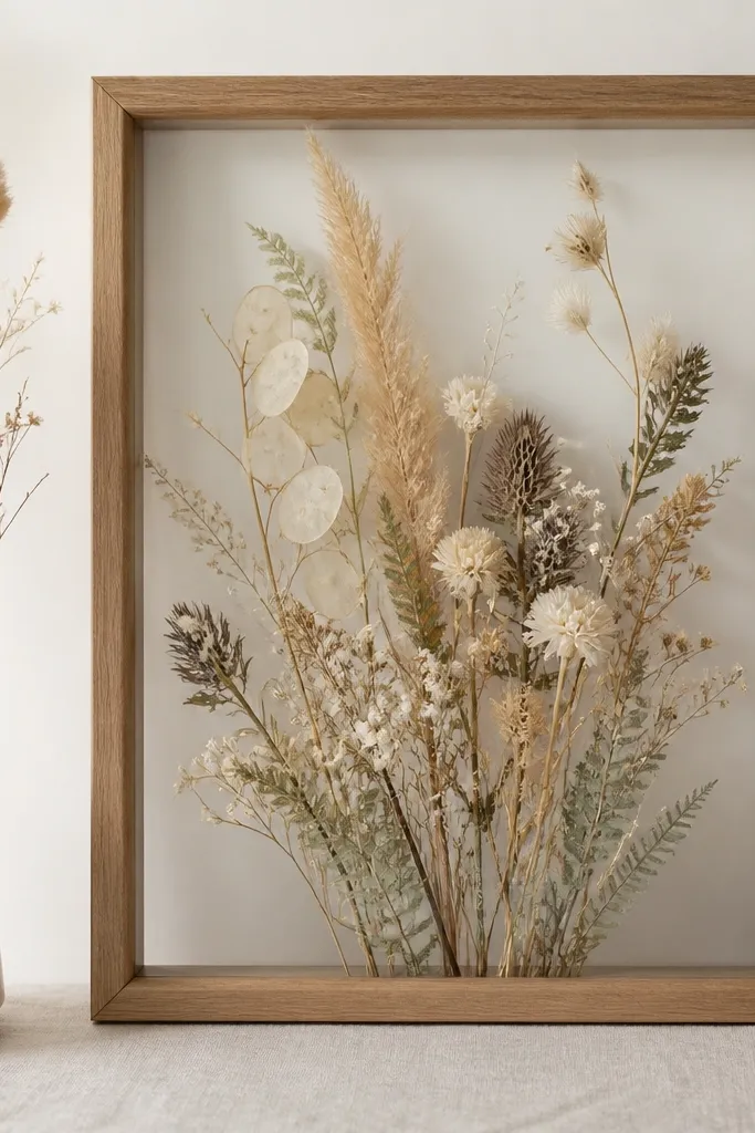 Low Maintenance Dried Flower Frame Ideas