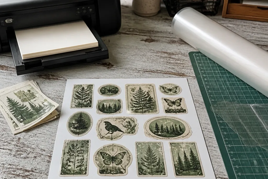 20 Low-Maintenance Green Vintage Stickers I Print On Repeat