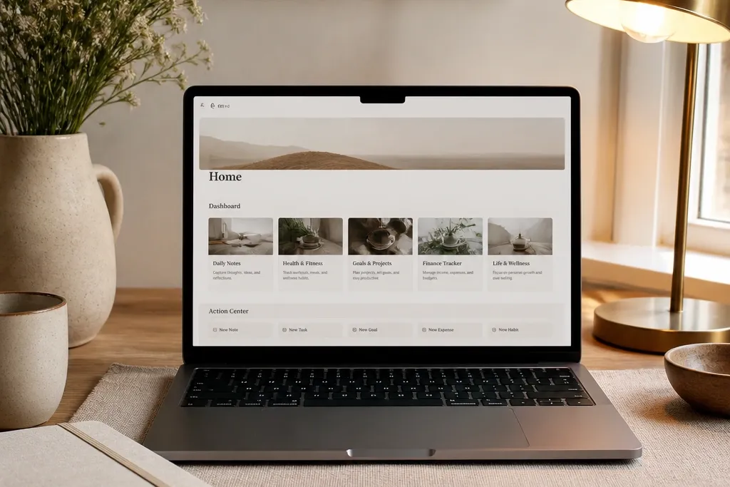 Low-Maintenance Notion Template Ideas That Feel Calm