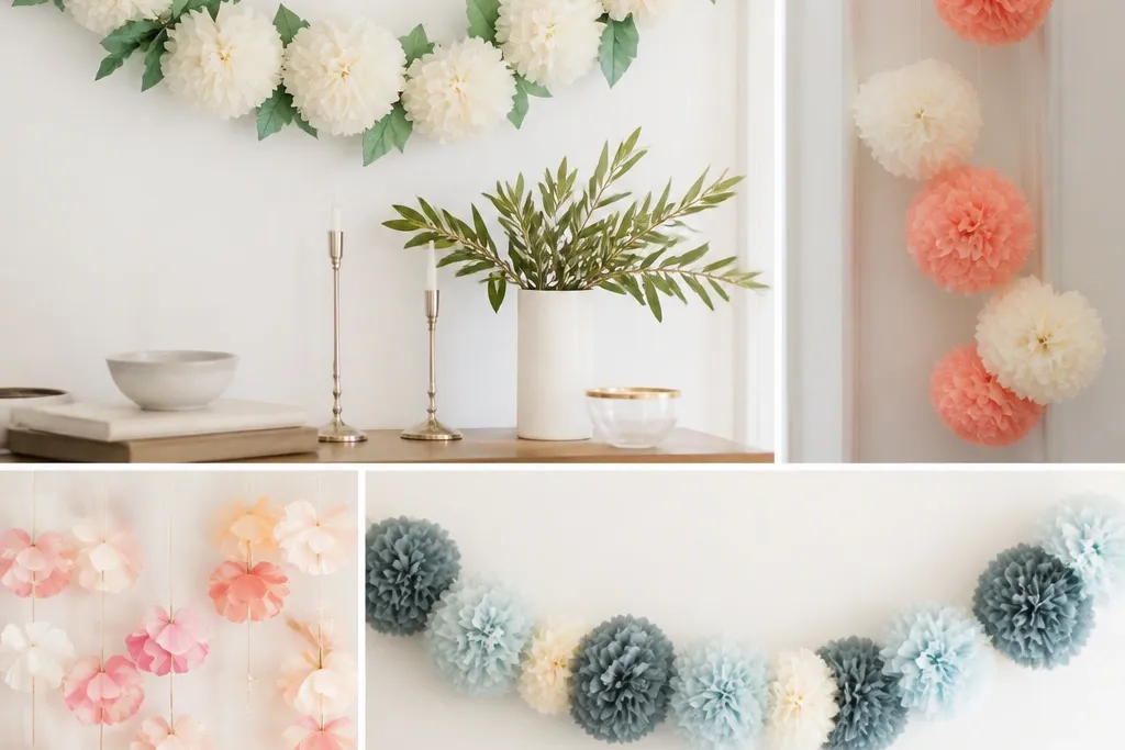 Low Maintenance Tissue Paper Flower Garland Ideas