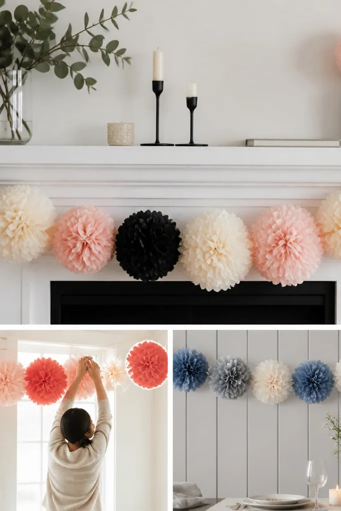 Low Maintenance Tissue Paper Flower Garland Ideas