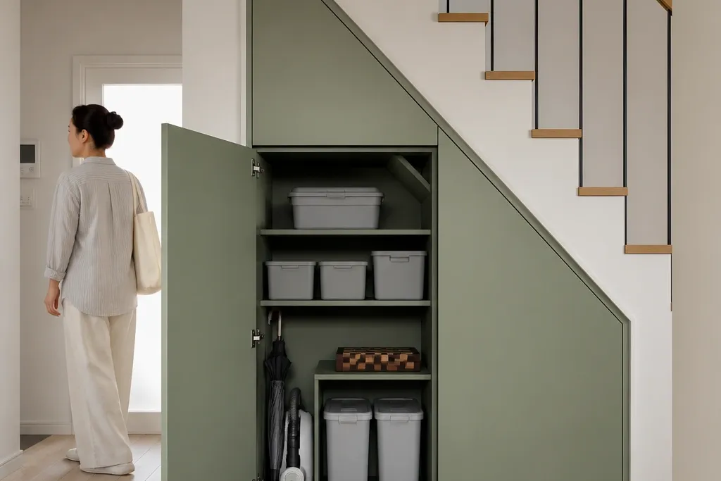 Low-Maintenance Under Stairs Storage