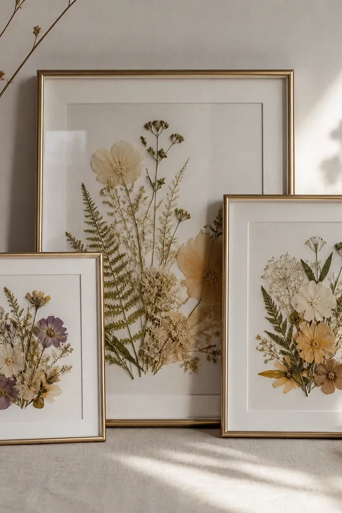 Luxe Pressed Flower Frame Ideas