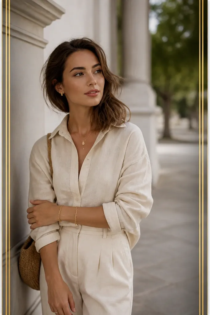 A vertical Story frame with two gold lines running parallel to the edges. The gold looks metallic with a subtle gradient and a faint shadow drop into the photo area.