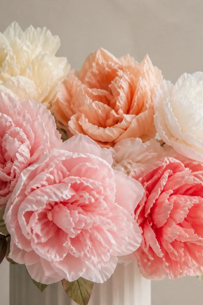Luxury High End Tissue Paper Flowers