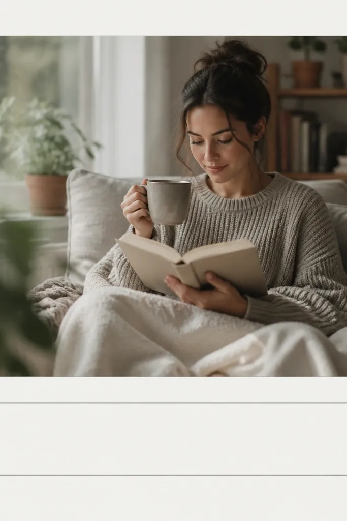 A photo centered with a bottom caption area that has two thin horizontal lines above and below the caption text, in dark gray.