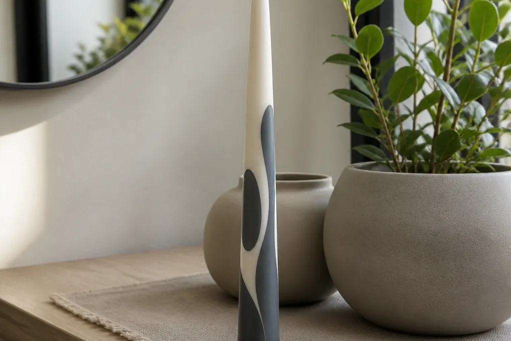 Modern Candle Painting Designs for a Clean Look