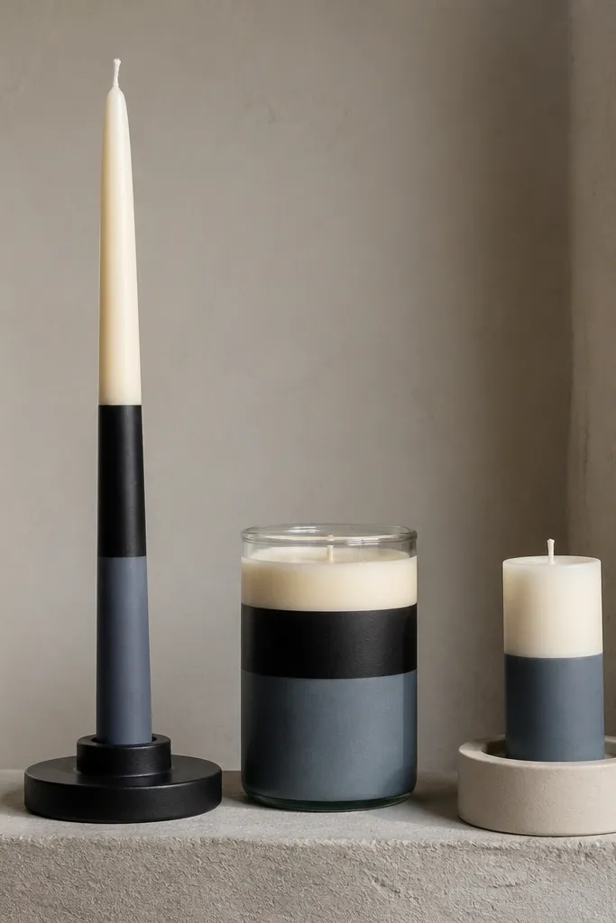 Modern Candle Painting Designs for a Clean Look
