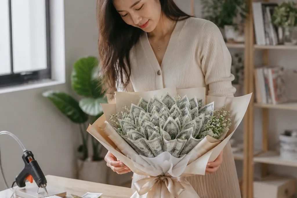 Modern DIY Money Bouquet Ideas