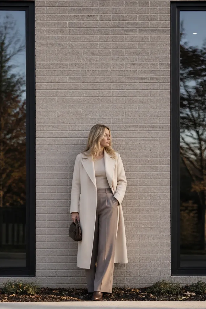Brick veneer facade with large, minimal windows and dark frames
