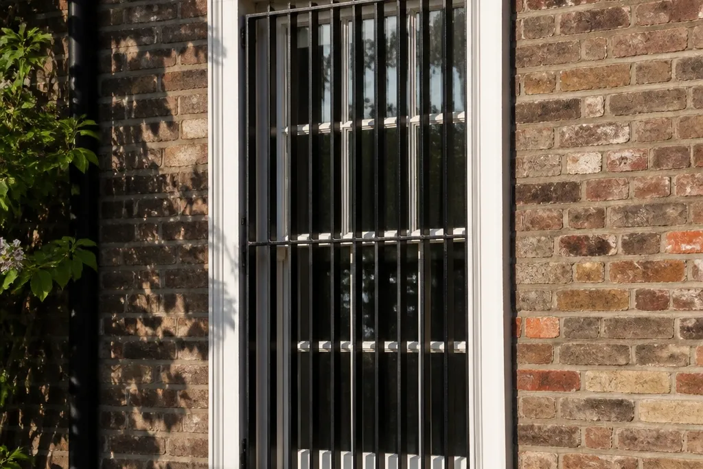 Modern Minimalist Window Grill Design