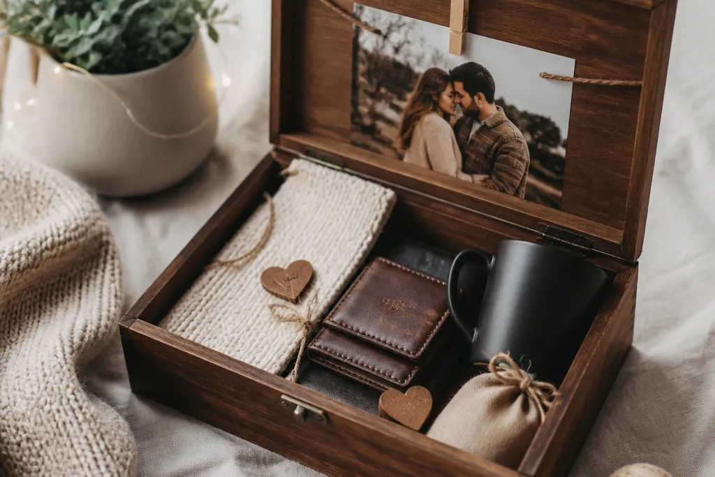 Modern romantic handmade gifts for boyfriend