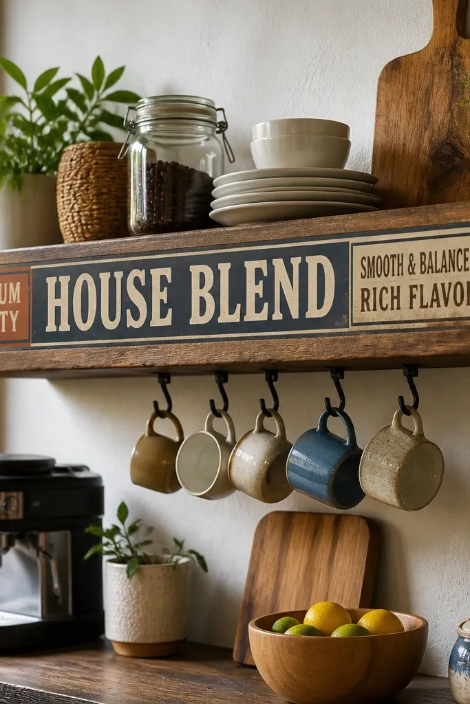 Horizontal advertisement headers with faded print blocks and ornate lines
