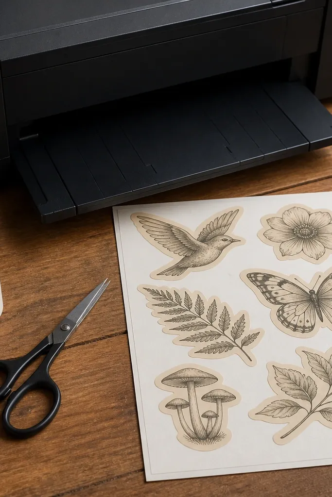 30 Modern Vintage Stickers That Look Expensive