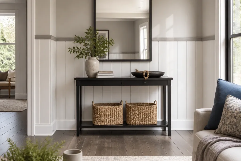 Modern Wainscoting Ideas with Clean Lines