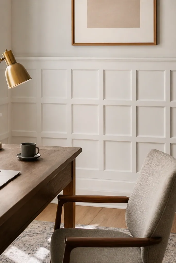 Modern Wainscoting Ideas with Clean Lines