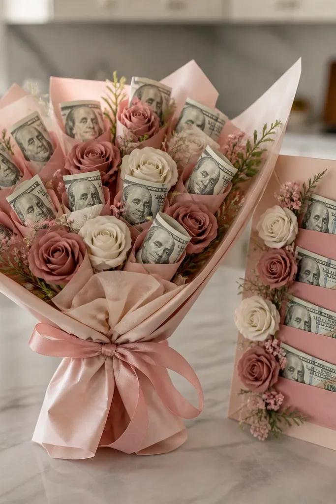 Money Bouquet Ideas With Paper Roses