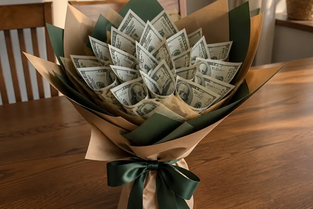 Money Bouquet Wrap Comparison for Crisp Bills