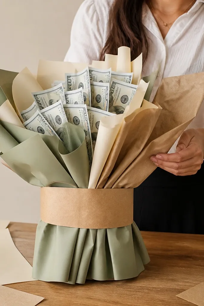 Money Bouquet Wrap Comparison for Crisp Bills